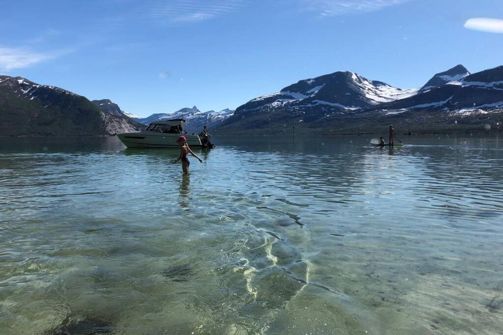 Efjord And Stetind Resort - Cabin Kobbernestinden Ballangen 外观 照片